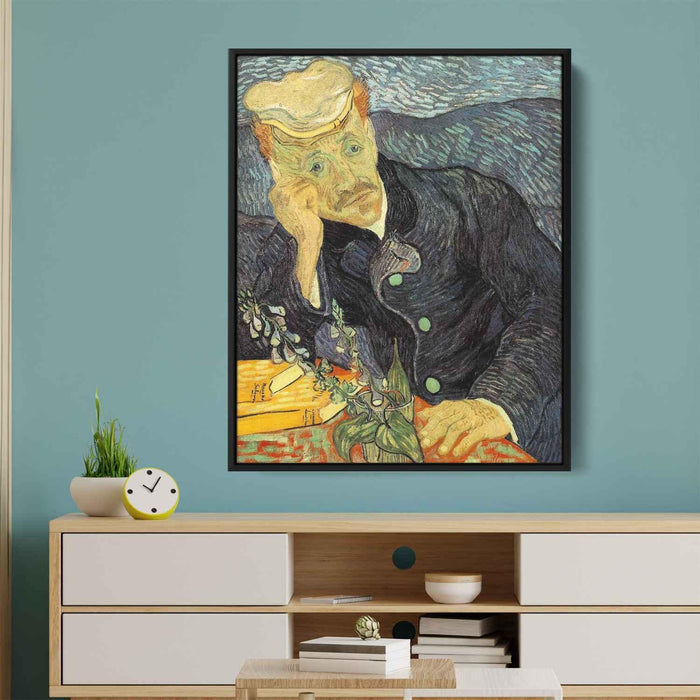 Portrait of Doctor Gachet (1890) by Vincent van Gogh - Canvas Artwork