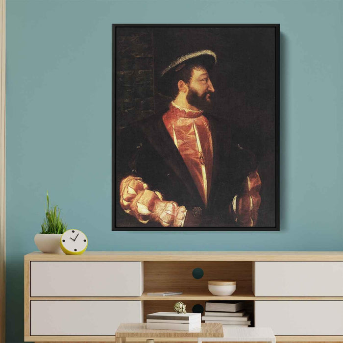 Portrait of Francis I (1539) by Titian - Canvas Artwork