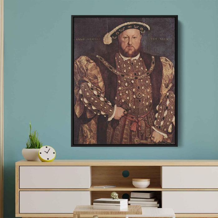 Portrait of Henry VIII (1540) by Hans Holbein the Younger - Canvas Artwork