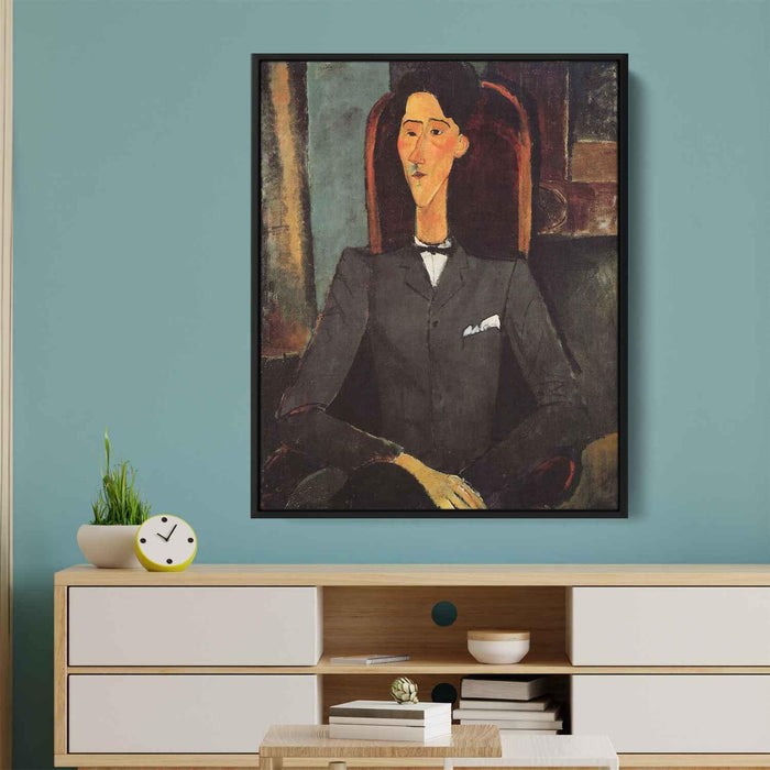 Portrait of Jean Cocteau (1917) by Amedeo Modigliani - Canvas Artwork