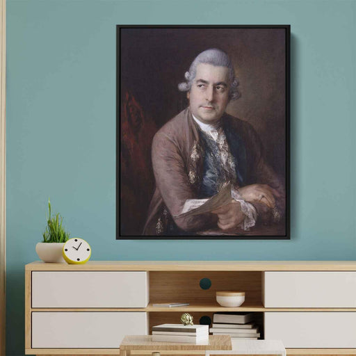 Portrait of Johann Christian Bach (1776) by Thomas Gainsborough - Canvas Artwork