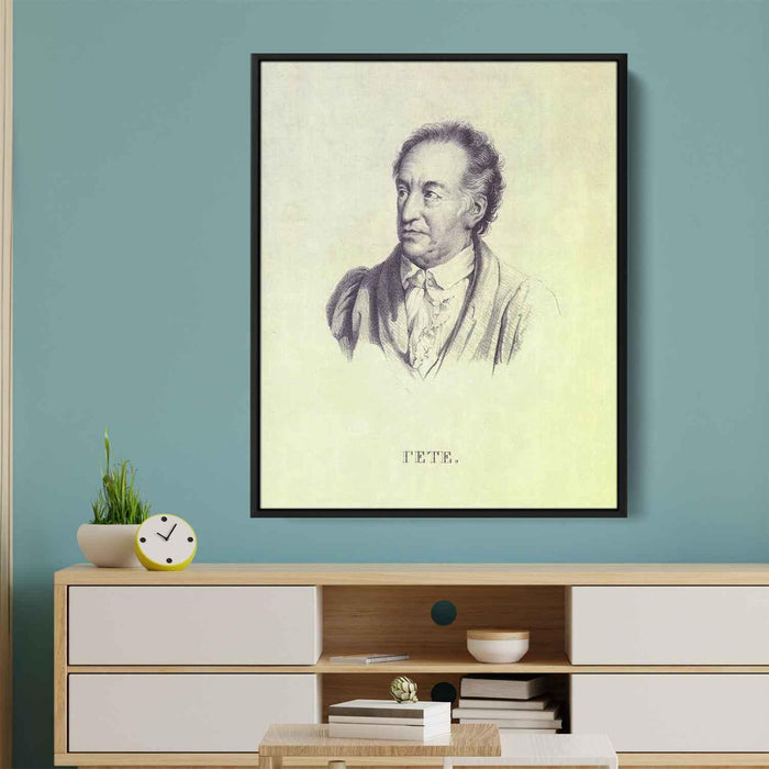 Portrait of Johann Wolfgang von Goethe (1823) by Orest Kiprensky - Canvas Artwork