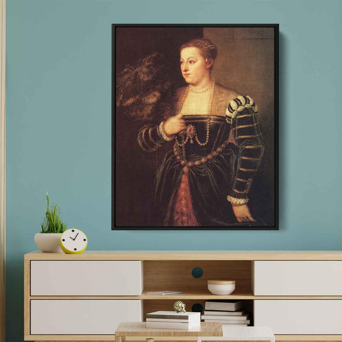 Portrait of Lavinia, the Artist's Daughter by Titian - Canvas Artwork