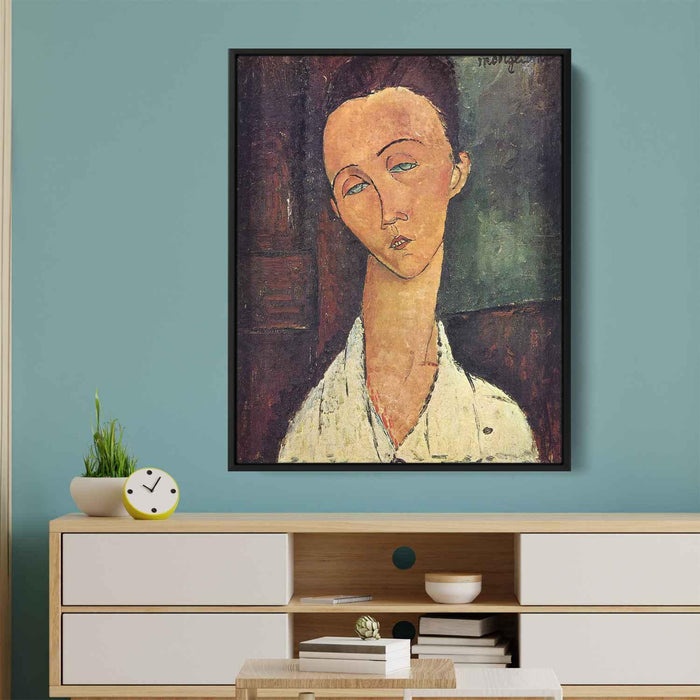 Portrait of Lunia Czechowska (1918) by Amedeo Modigliani - Canvas Artwork