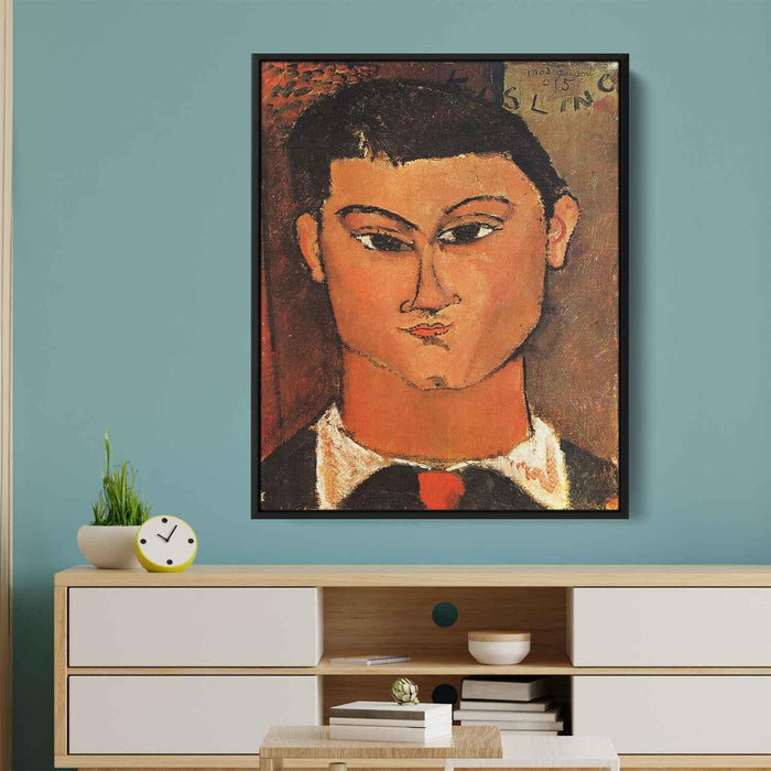 Portrait of Moise Kisling (1915) by Amedeo Modigliani - Canvas Artwork