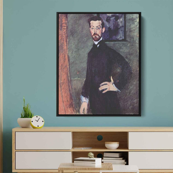 Portrait of Paul Alexander on green background (1909) by Amedeo Modigliani - Canvas Artwork