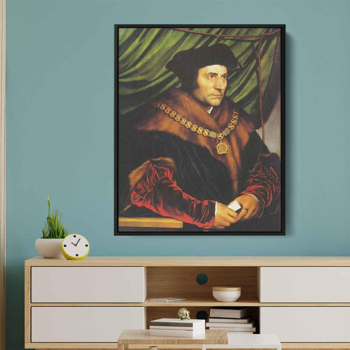 Portrait of Sir Thomas More (1527) by Hans Holbein the Younger - Canvas Artwork