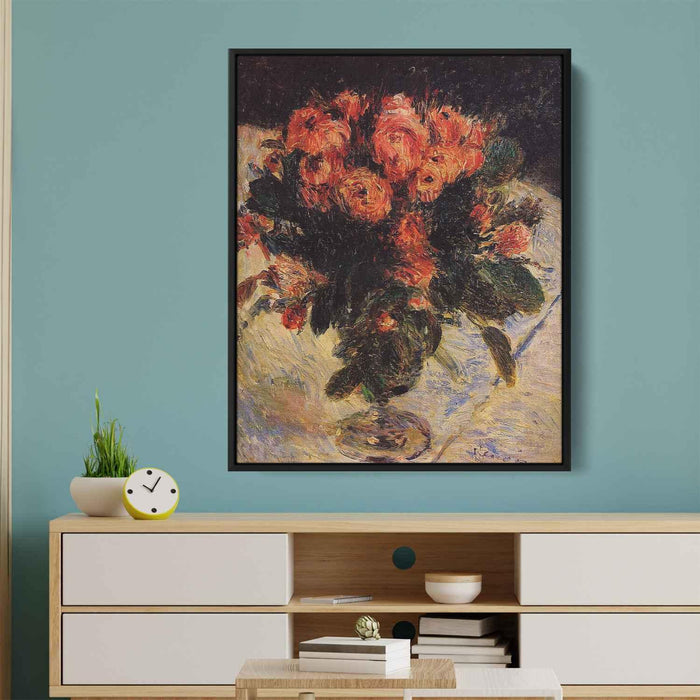 Roses (1890) by Pierre-Auguste Renoir - Canvas Artwork