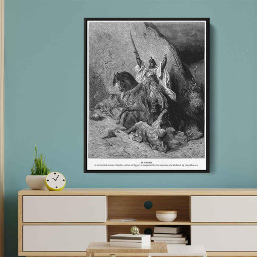 Saladin by Gustave Dore - Canvas Artwork