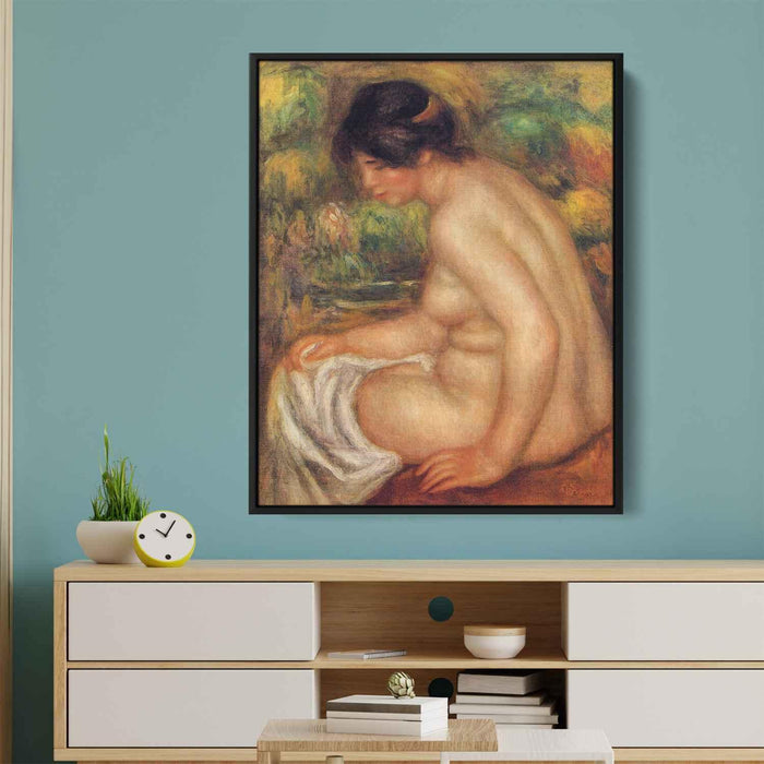 Seated Nude in Profile (Gabrielle) (1913) by Pierre-Auguste Renoir - Canvas Artwork