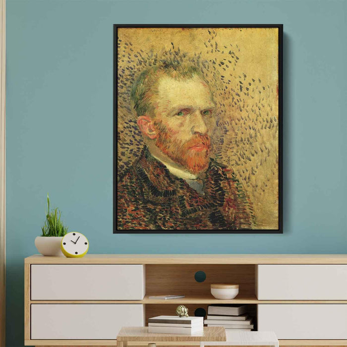 Self-Portrait (1887) by Vincent van Gogh - Canvas Artwork