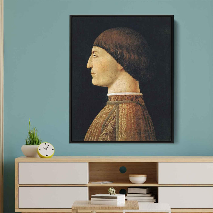 Sigismondo Malatesta (1451) by Piero della Francesca - Canvas Artwork