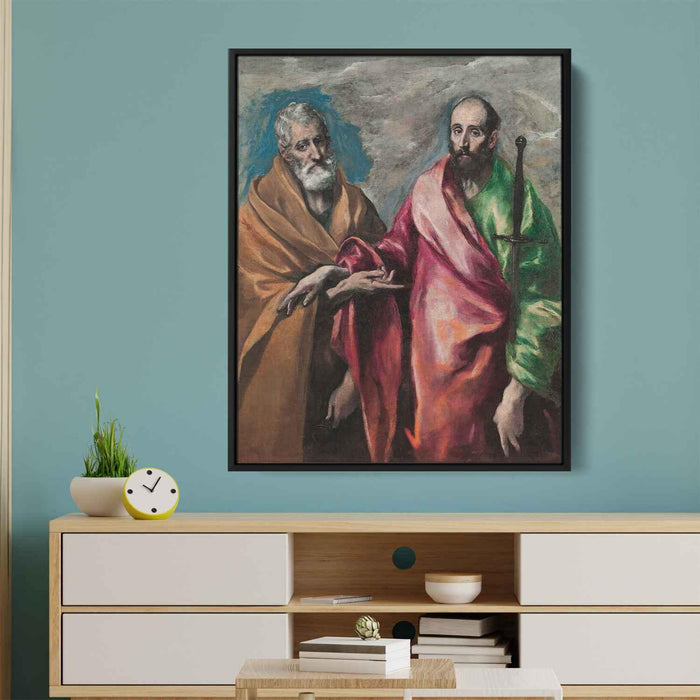 St. Paul and St. Peter (1595) by El Greco - Canvas Artwork