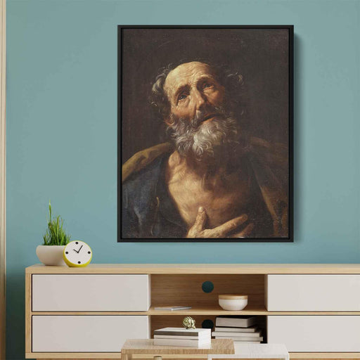 St. Peter Penitent (1600) by Guido Reni - Canvas Artwork