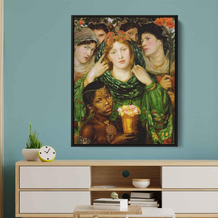 The Beloved (1866) by Dante Gabriel Rossetti - Canvas Artwork