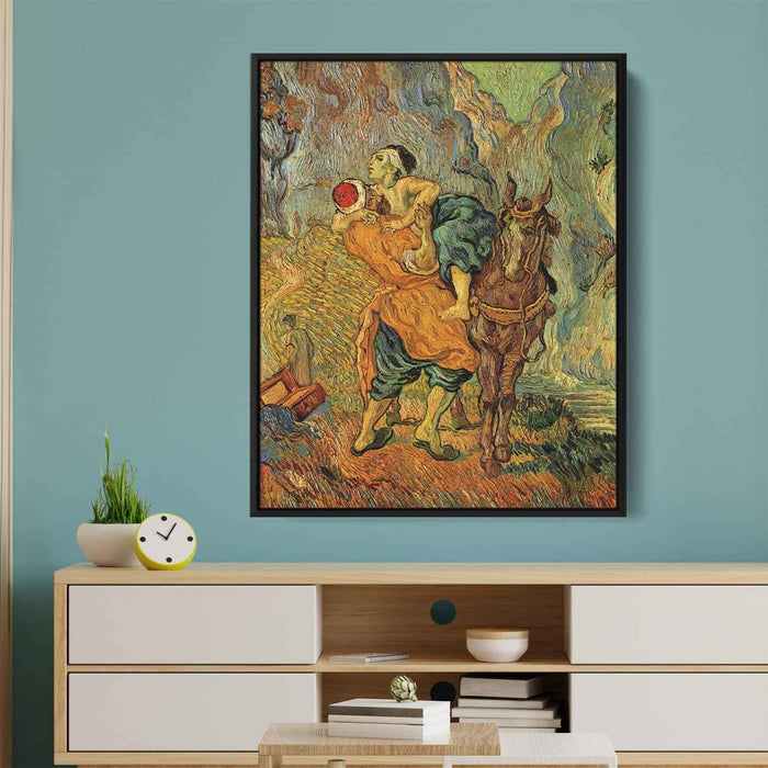 The Good Samaritan, after Delacroix by Vincent van Gogh - Canvas Artwork