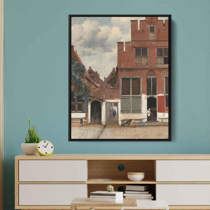 The Little Street (1660) by Johannes Vermeer - Canvas Artwork