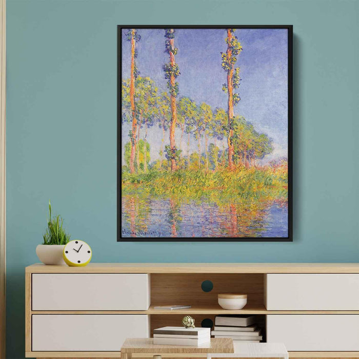 Three Trees, Autumn Effect by Claude Monet - Canvas Artwork