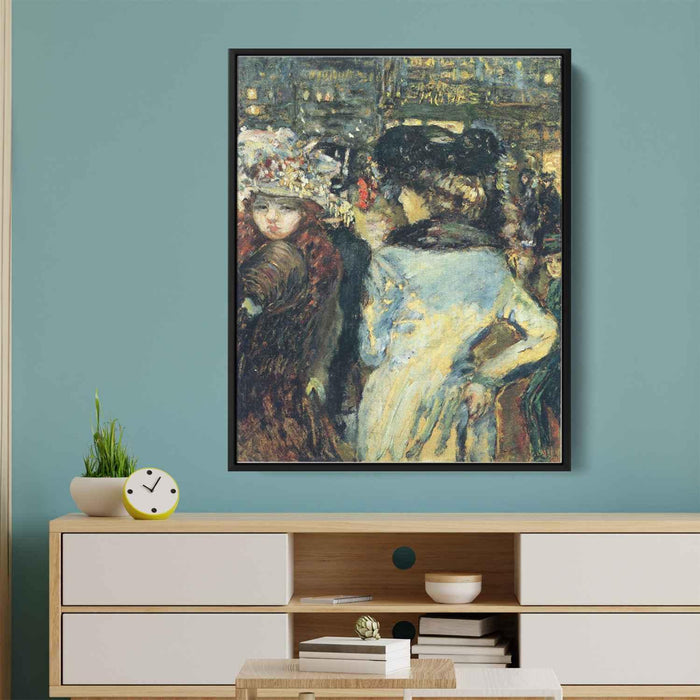 Two Elegant Ladies, Place de Clichy by Pierre Bonnard - Canvas Artwork