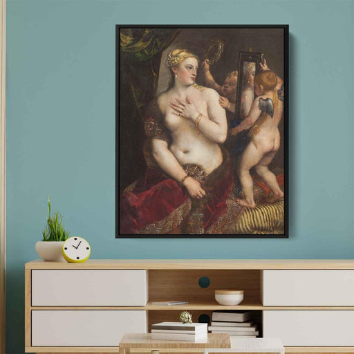 Venus in Front of the Mirror (1554) by Titian - Canvas Artwork