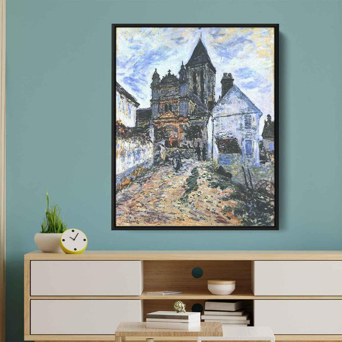 Vetheuil, The Church by Claude Monet - Canvas Artwork