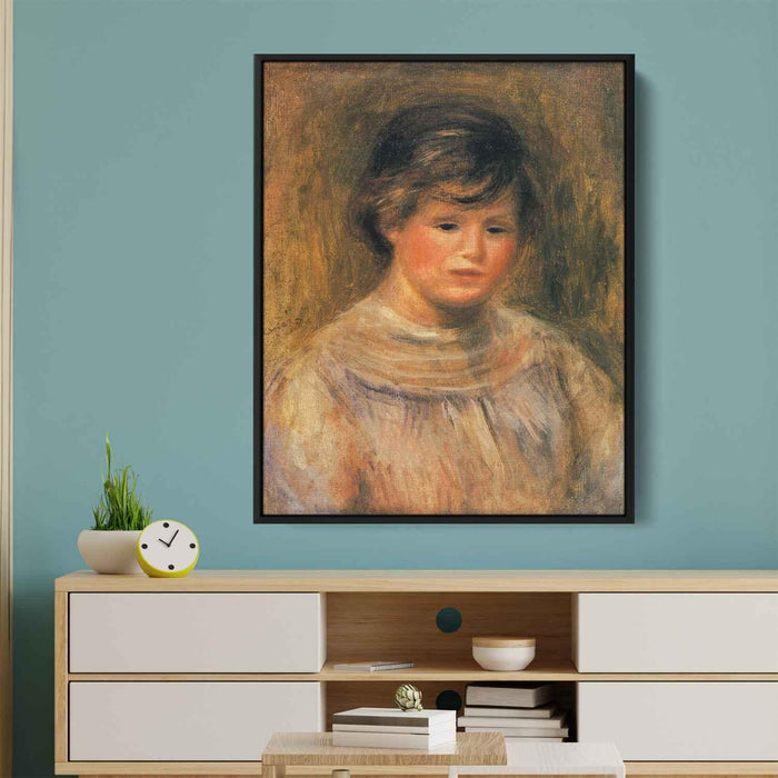 Woman`s Head by Pierre-Auguste Renoir - Canvas Artwork