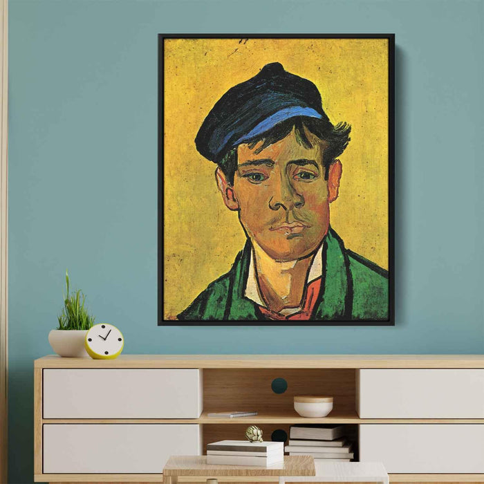 Young Man with a Hat (1888) by Vincent van Gogh - Canvas Artwork