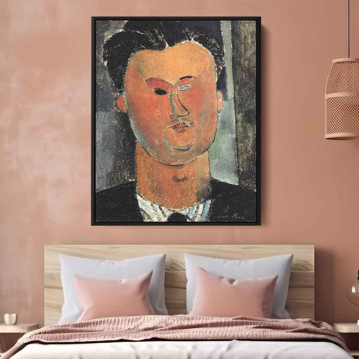 Pierre Reverdy (1915) by Amedeo Modigliani - Canvas Artwork