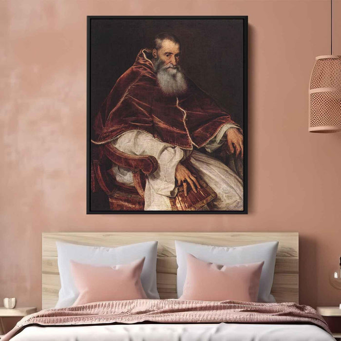 Pope Paul III (1543) by Titian - Canvas Artwork