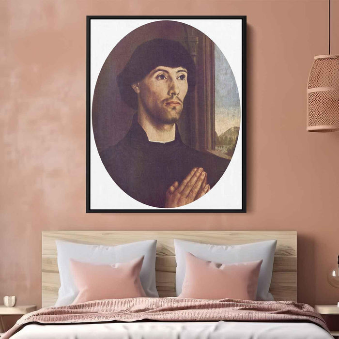 Portrait Of A Man (1475) by Hugo van der Goes - Canvas Artwork