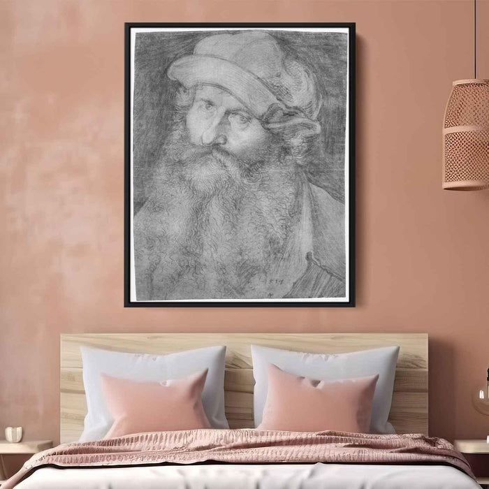 Portrait of a man (John Stabius) (1517) by Albrecht Durer - Canvas Artwork