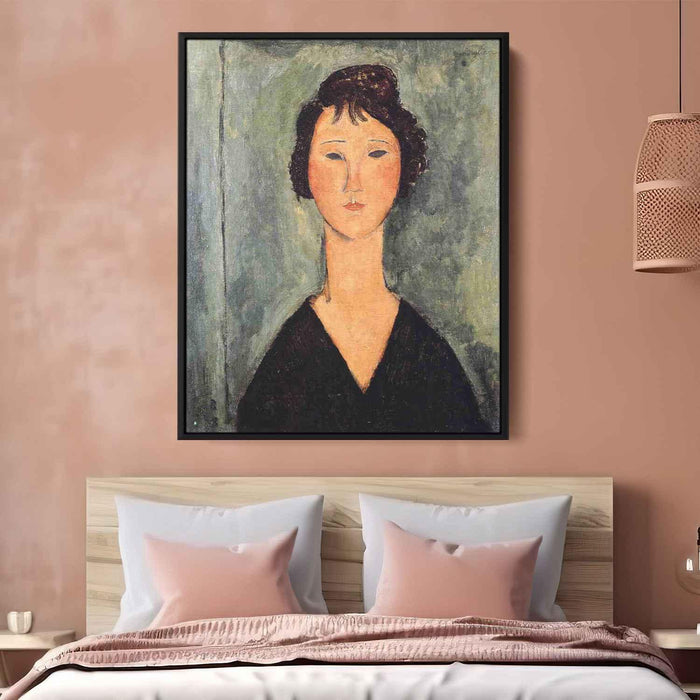 Portrait of a Woman (1919) by Amedeo Modigliani - Canvas Artwork