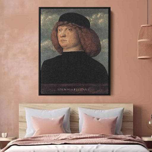 Portrait of a Young Man (1500) by Giovanni Bellini - Canvas Artwork