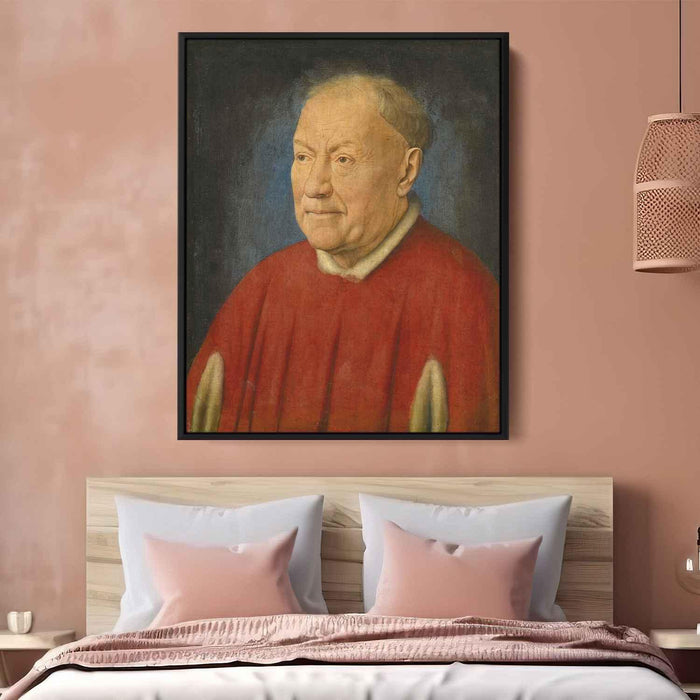 Portrait of Cardinal Albergati (1431) by Jan van Eyck - Canvas Artwork