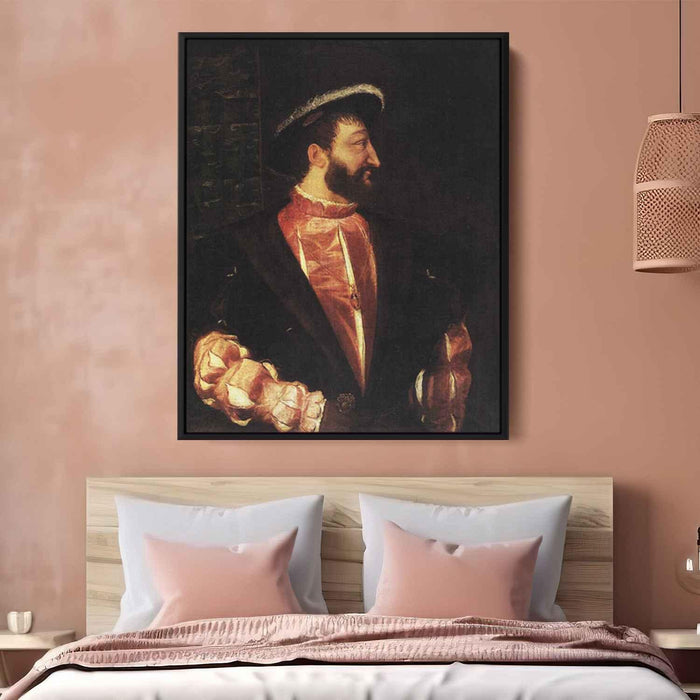 Portrait of Francis I (1539) by Titian - Canvas Artwork