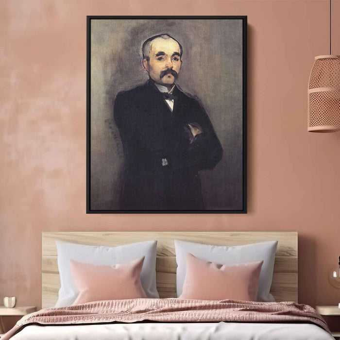 Portrait of Georges Clemenceau (1879) by Edouard Manet - Canvas Artwork