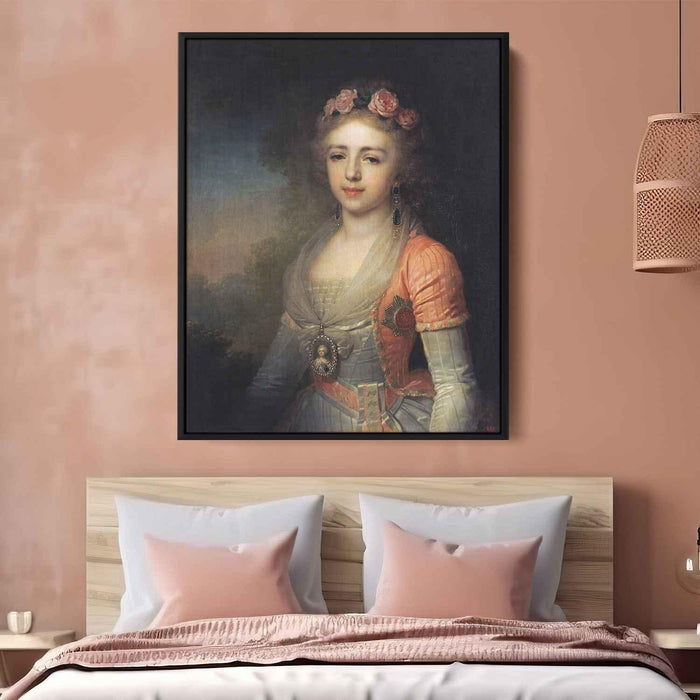 Portrait of Grand Duchess Alexandra by Vladimir Borovikovsky - Canvas Artwork