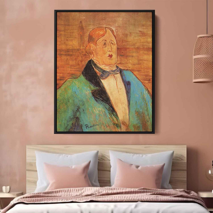 Portrait of Oscar Wilde (1895) by Henri de Toulouse-Lautrec - Canvas Artwork