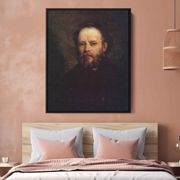 Portrait of Pierre Joseph Proudhon (1865) by Gustave Courbet - Canvas Artwork