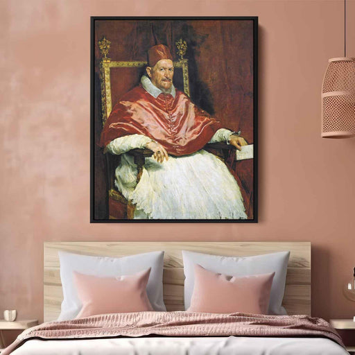Portrait of Pope Innocent X (1650) by Diego Velazquez - Canvas Artwork