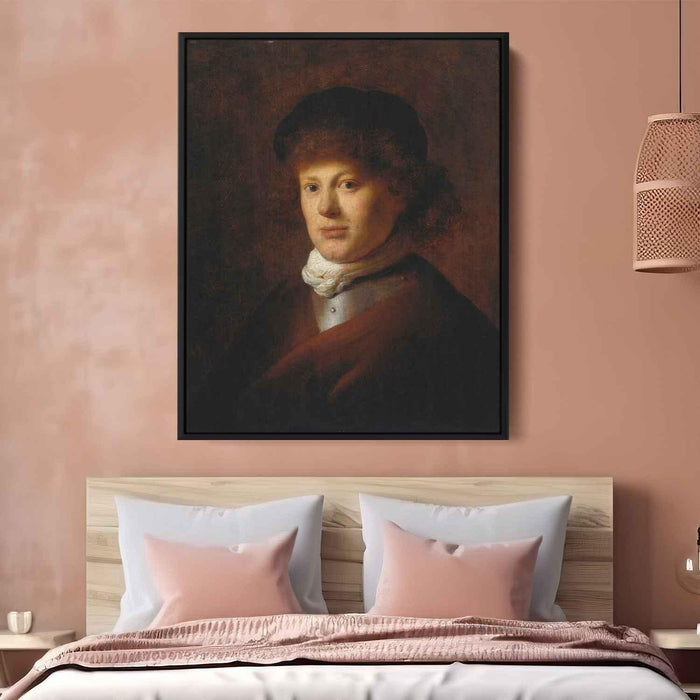 Portrait of Rembrandt van Rijn (1628) by Rembrandt - Canvas Artwork