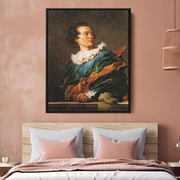 Jean Claude Richard, Abbot of Saint-Non (Fanciful Figure) by Jean-Honore Fragonard - Canvas Artwork