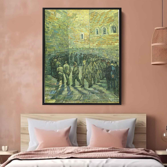 Prisoners Exercising (Prisoners Round) (1890) by Vincent van Gogh - Canvas Artwork