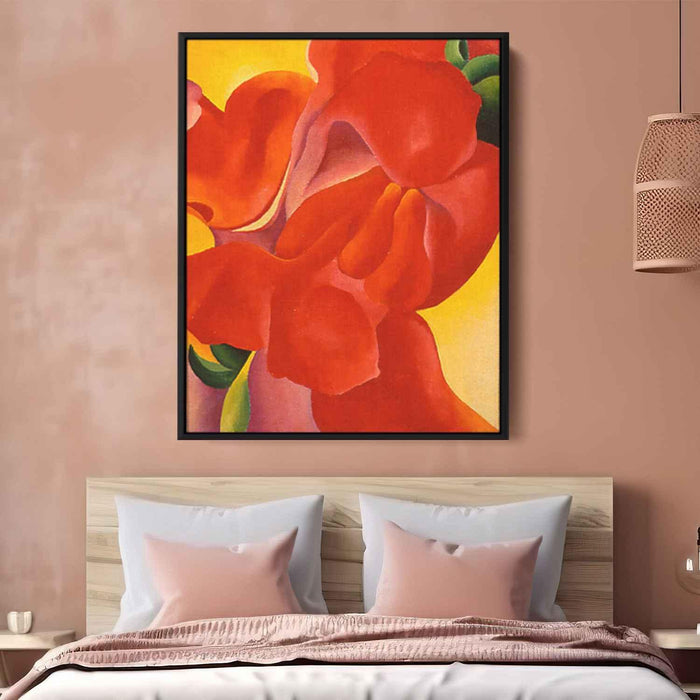 Red Canna (1923) by Georgia O'Keeffe - Canvas Artwork