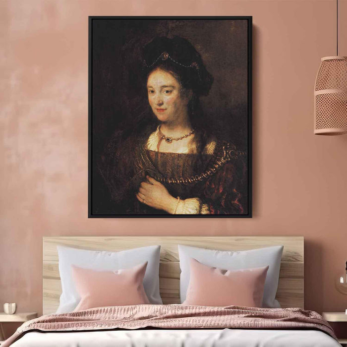 Saskia, the Artist's Wife by Rembrandt - Canvas Artwork