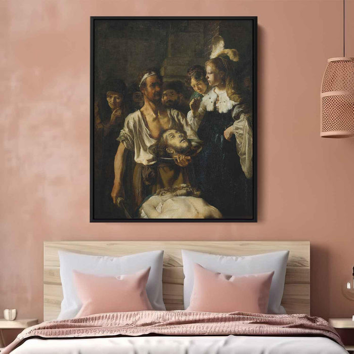 The Beheading of John the Baptist by Rembrandt - Canvas Artwork