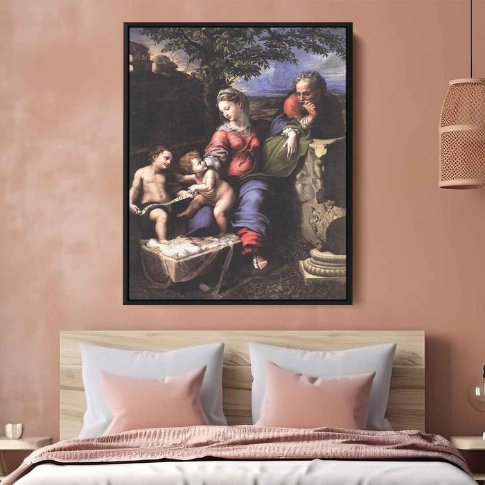 The Holy Family of the Oak Tree (1518) by Raphael - Canvas Artwork