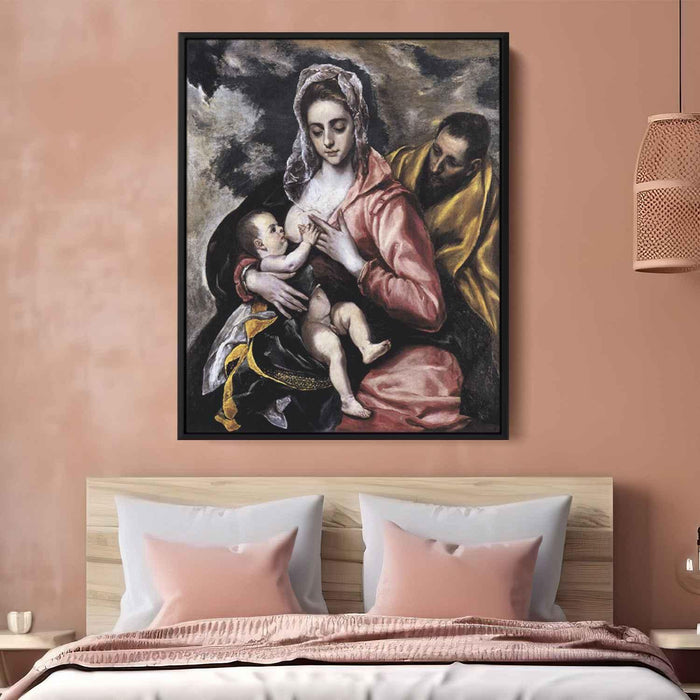 The Holy Family (1660) by Bartolome Esteban Murillo - Canvas Artwork