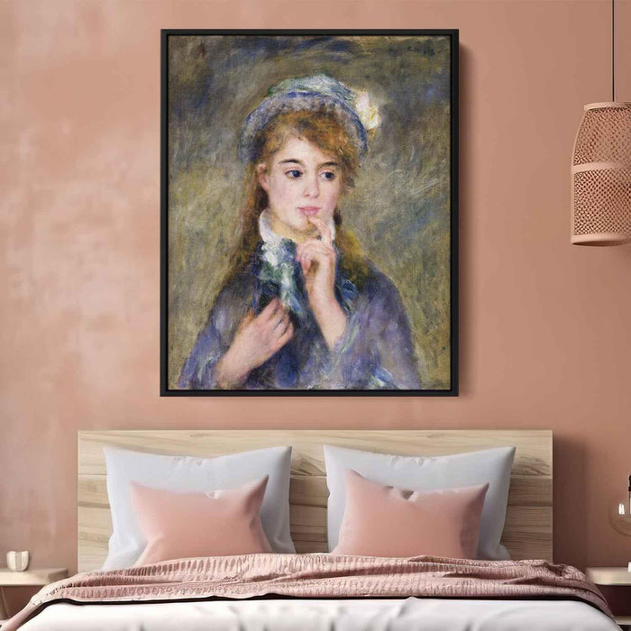 The Ingenue (1877) by Pierre-Auguste Renoir - Canvas Artwork