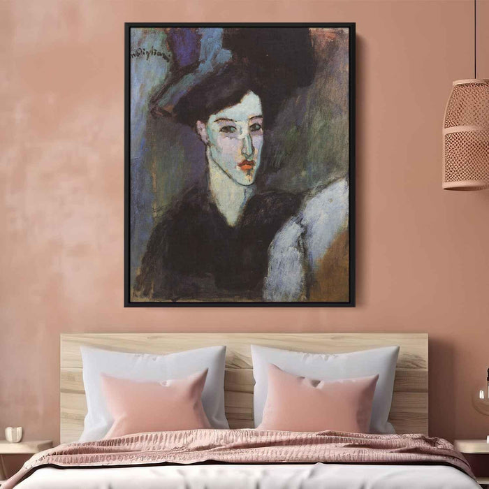 The Jewish Woman (1908) by Amedeo Modigliani - Canvas Artwork